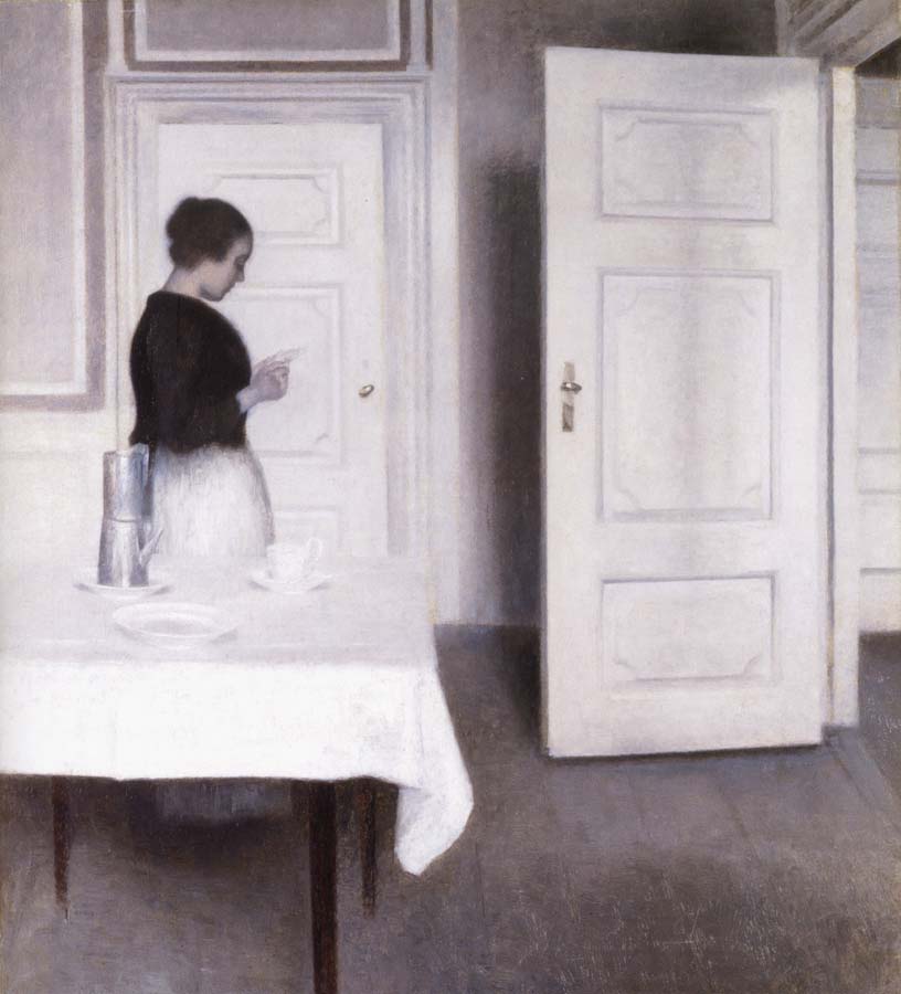 Interior with Woman Reading a Letter,Strandgade 30,1899